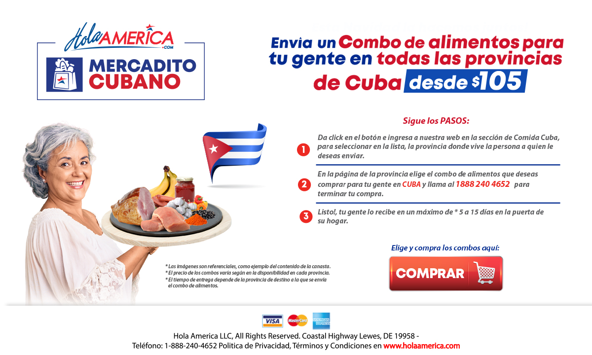 ENVIA TU COMBO DE COMIDA A CUBA HABANA